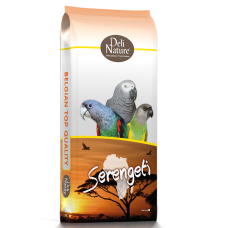 Deli Nature (Делі Натур) 20 - Parrots Serengeti - Повнораціонний корм для всіх видів великих та середніх папуг з екструдованими гранулами для додаткових вітамінів і мінералів 15 кг