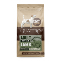Quattro (Кватро) Dog Small Breed With Lamb - Сухой корм для собак малых пород с ягненком 1.5 кг