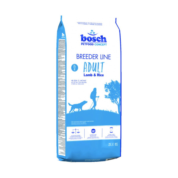 Bosch (Бош) Dog Adult Breeder Line Lamb&Rice - Сухой корм для собак со вкусом ягненка и риса 20 кг