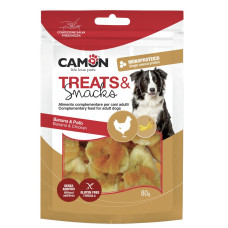 Camon (Камон) Dog Treats Slices Banana With Chicken - Ласощі для собак шматочки банану з куркою 80 г