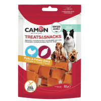 Camon (Камон) Dog Treats Dice With Chicken Sweet Potato - Лакомство для собак кубики с курицей и бататом 80 г