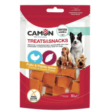 Camon (Камон) Dog Treats Dice With Chiken&Sweet Potato - Ласощі для собак кубики з куркою та бататом 80 г