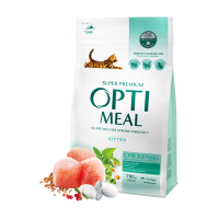Optimeal (Оптимил) Kitten Chicken - Сухой корм для котят с курицей 1.5 кг