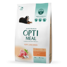Optimeal (Оптимил) Puppy Large Breed Turkey - Сухой корм для щенков больших пород с индейкой 4 кг