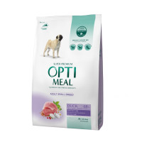 Optimeal (Оптимил) Dog Small Breed Duck - Сухой корм для собак мелких пород с уткой 4 кг