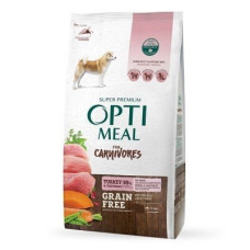 Optimeal (Оптимил) Dog Carnivores All Breed Turkey&Vegetables - Сухой корм для собак всех пород с индейкой и овощами, беззерновой 10 кг