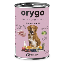 Orygo (Ориго) Dog Pate Pork & Broccoli - Влажный корм для собак со свининой и брокколи 400 г