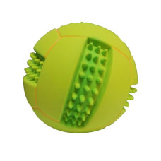 Іграшка Misoko (Місоко) Dog Toy Volleyball Green - Игрушка для собак волейбольный мяч латексный зеленая 10 см