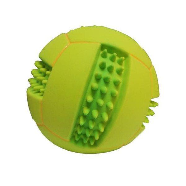 Іграшка Misoko (Місоко) Dog Toy Volleyball Green - Игрушка для собак волейбольный мяч латексный зеленая 10 см