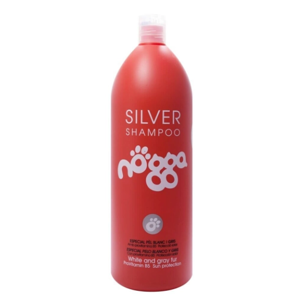 Nogga (Ногга) Classic Line Silver For Adult Cat & Dog - Шампунь для взрослых собак и котов для восстановления цвета шерсти 1 л
