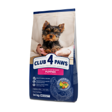 Club 4 Paws (Клуб 4 Лапи) Puppy Premium Small Breeds Chicken - Сухий корм для цуценят дрібних порід з куркою 14 кг