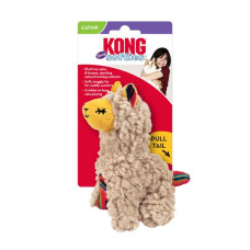 Kong (Конг) Toy For Cat Softies Buzzy Llama - Іграшка Лама з вібрацією для котів 14.5 см