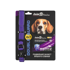 Animall (Енімал) Vetline Dog Double Guard Set Collar & Antiparasitic Tape Purple - Набір для собак нашийник з протипаразитарною стрічкою фіолетовий 32-40 см