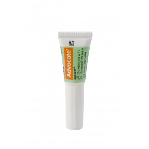 Elanco (Bayer) Advocate - Капли от паразитов для собак до 4 кг 1 шт.