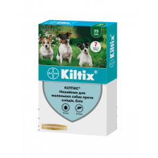 Elanco (Bayer) Kiltix - Нашийник від бліх та кліщів для собак 35 см