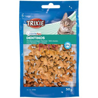 Trixie (Трикси) Denta Fun Dentinos - Витамизированное лакомство для кошек для здоровья зубов 50 г