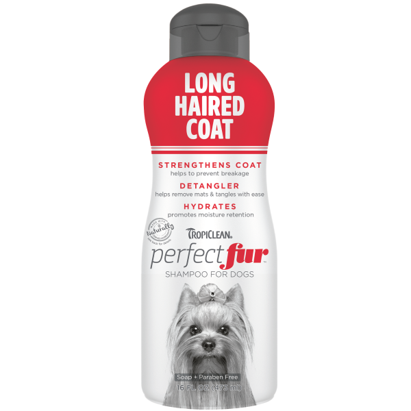Tropical Clean - Шампунь «Идеальная шерсть» для длинной спадающей шерсти для собак 473 мл