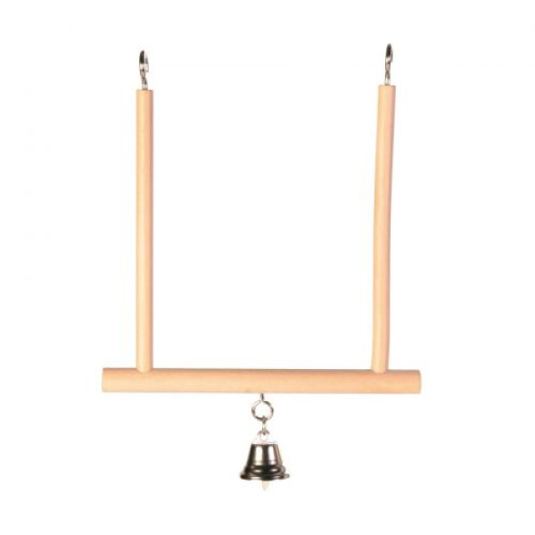 Trixie (Трикси) Swing With Bell For Birds - Игрушка для птиц качели с колокольчиком 12Х13 см