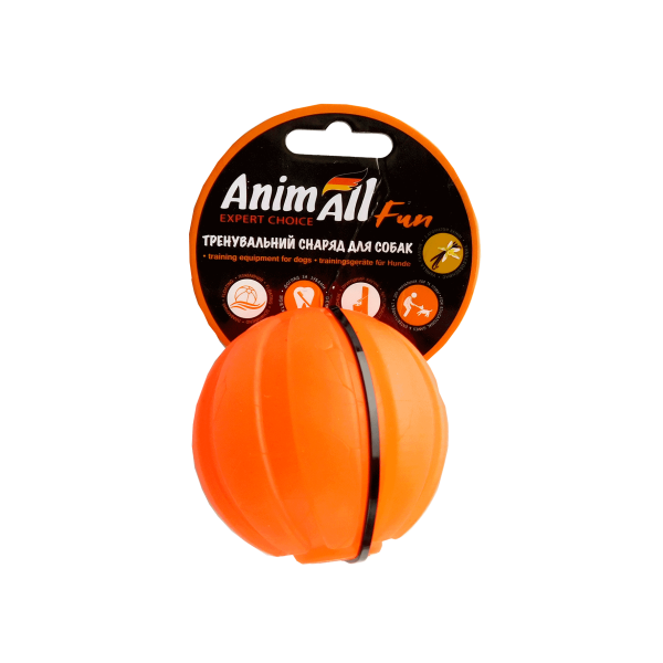 AnimAll (Энимал) Fun - Игрушка для собак мяч оранжевый 5 см