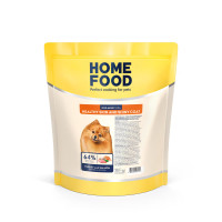 Home Food (Хоум Фуд) Dog Adult Mini Healthy Skin and Shiny Coat Turkey & Salmon - Cухой корм для собак мелких пород здоровая кожа и блеск шерсти индейка и лосось 300 г