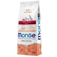 Monge (Монж) Dog Salmon & Rice Adult Mini - Сухой корм для взрослых мелких пород с мясом лосося и рисом 7.5 кг