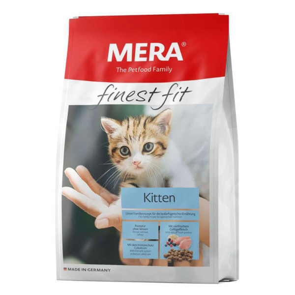 Mera (Мера) Kitten Finest Fit - Сухой корм для котят со свежим мясом птицы и лесными ягодами 0.4 кг