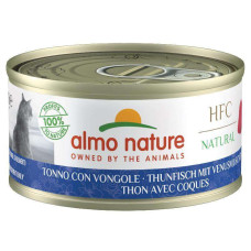 Almo Nature (Альмо Натюр) HFC Cat Natural Tuna & Shellfish - Вологий корм для котів з тунцем та молюсками 70 г