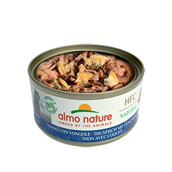 Almo Nature (Альмо Натюр) HFC Cat Natural Tuna & Shellfish - Влажный корм для кошек с тунцом и моллюсками 70 г