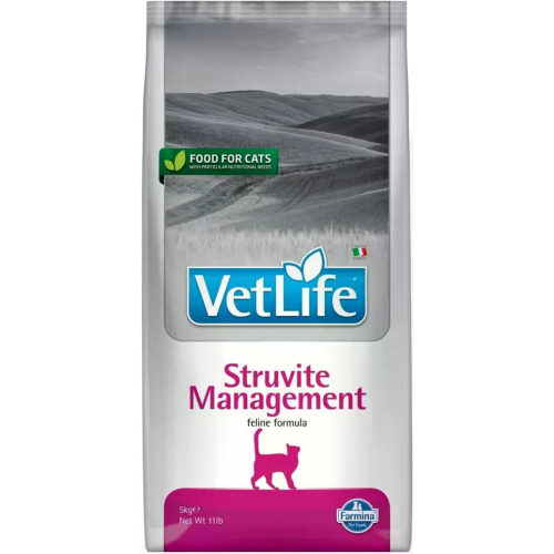 Farmina Vet Life (Фарміна Вет Лайф) Cat Struvite Management Adult - Сухий лікувальний корм для дорослих котів для зниження рецидивів струменного уролітіазу 5 кг