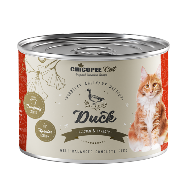 Chicopee (Чикопи) Cat Adult Special Duck - Влажный корм для котов с уткой 195 г