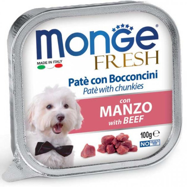 Monge (Монже) Dog Fresh Beef - Вологий корм для собак з яловичиною 0.1 кг