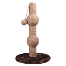 Flamingo (Фламінго) Scratching tree Curvy Dark brown & Light brown - Кігтеточка для котів 30х30х49 см