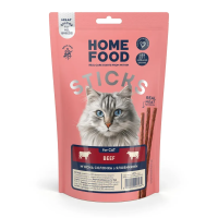 Home Food (Хоум Фуд) Cat Grain Free Beef Meat Strips All Life Stages - Лакомство беззерновое для котов всех возрастов мясная соломка с мясом говядины 40 г