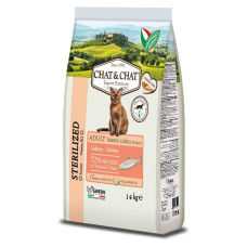 Gheda (Геда) Chat&Chat Expert Adult Sterilized with Salmon - Сухий корм для стерилізованих котів з лососем 14 кг