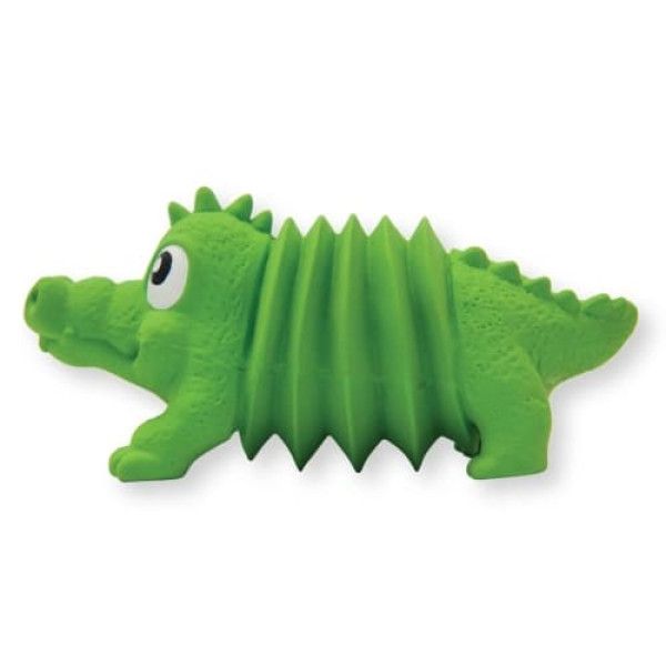 Outward Hound (Аутвард Хаунд) Accordionz Gator Crocodile - Игрушка для собак зелёная 8.5 см