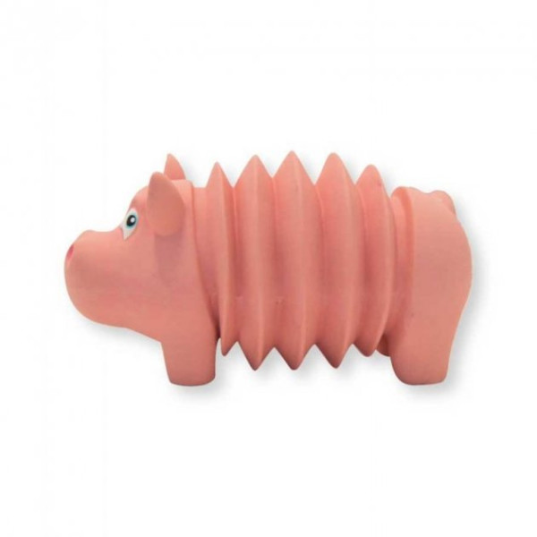 Outward Hound (Аутвард Хаунд) Accordionz Gator Pig - Игрушка для собак розовая 8.5 см