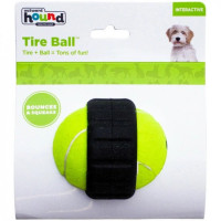 Outward Hound (Аутвард Хаунд) Tyre Ball - Игрушка для собак салатовая 9 см
