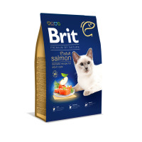 Brit Premium (Брит Преміум) Nature Cat Adult Salmon - Сухий корм для дорослих кішок з лососем 8 кг