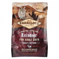 Carnilove (Карнілав) Cat Raindeer Energy & Outdoor - Сухий корм для активних кішок з м`ясом північного оленя 2 кг