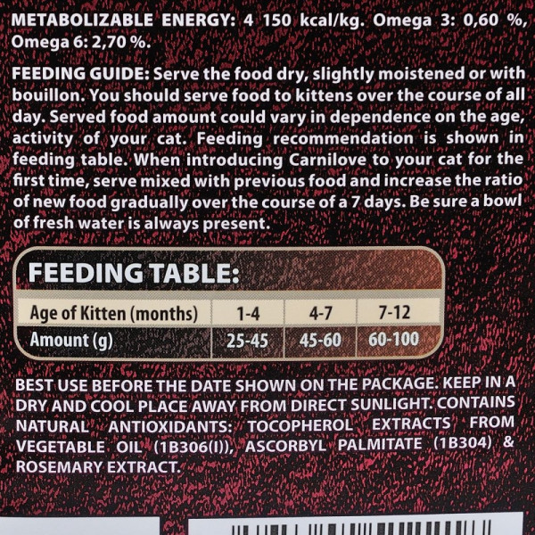 Carnilove (Карнілав) Cat Salmon & Turkey Kitten - Сухий корм для кошенят з лососем та індичкою 6 кг