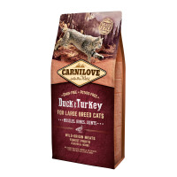 Carnilove (Карнілав) Cat Adult Large Duck & Turkey - Сухий корм для дорослих кішок великих порід з качкою та індичкою 6 кг