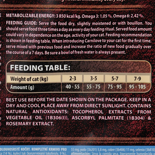 Carnilove (Карнилав) Cat Salmon Sensitive & LongHair - Сухой корм для кошек с чувствительным пищеварением и длинной шерстью с лососем 2 кг