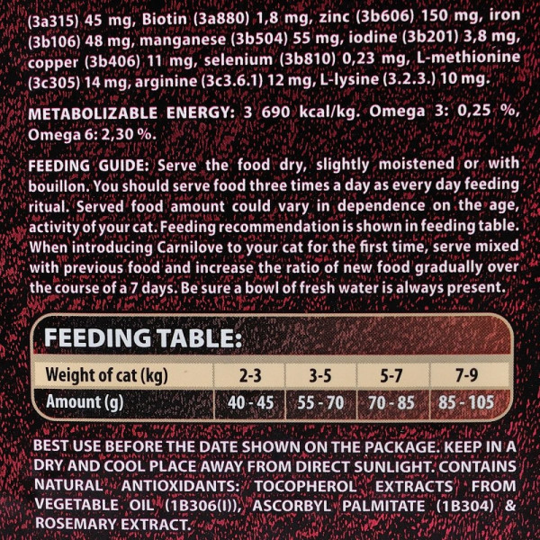 Carnilove (Карнілав) Cat Lamb & WildBoar Sterilised - Сухий корм для стерилізованих кішок з ягням та кабаном 6 кг