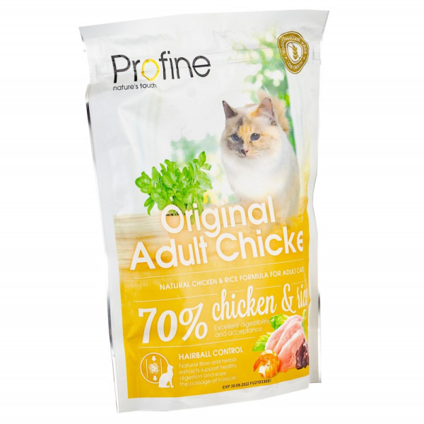 Profine (Профайн) Original Adult With Chicken&Rice - Сухой корм для взрослых кошек с курицей и рисом 300 г