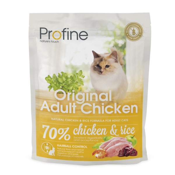 Profine (Профайн) Original Adult With Chicken&Rice - Сухой корм для взрослых кошек с курицей и рисом 300 г