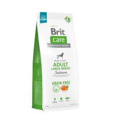 Brit Care (Бріт Кеа) Grain-free Adult Large Breed Salmon - Сухий корм для собак великих порід з лососем 12 кг