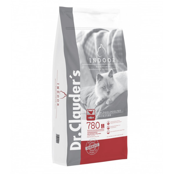 Dr.Clauder's (Клаудер) High Premium Indoor - Сухой корм для кошек, живущих в помещении с птицей 10 кг