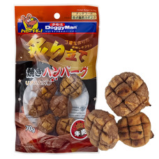 DoggyMan (Догімен) Grilled Burger With Beef - Ласощі для собак будь-якого віку усіх порід бургер яловичина на грилі 70 г