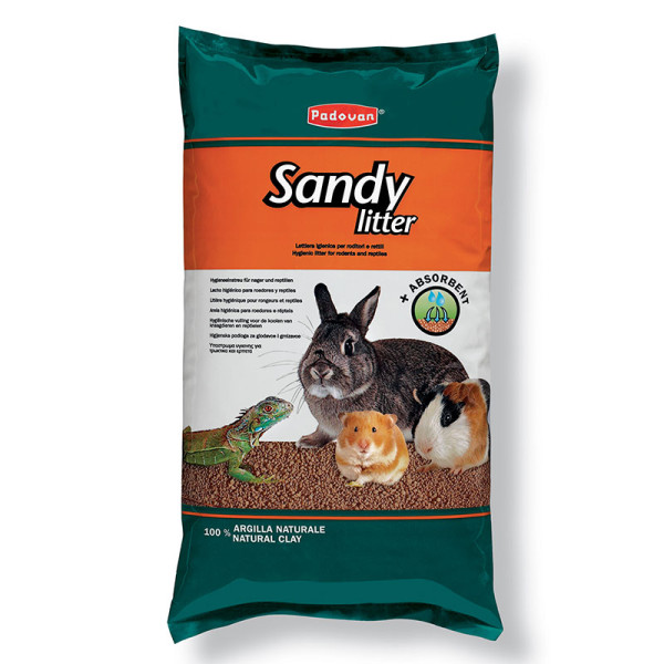 Рadovan (Падован) Sandy Litter - Наполнитель для грызунов и рептилий гигиеническая подстилка из глины 4 кг