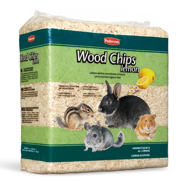Рadovan (Падован) Wood Chips Lemon - Наповнювач для кліток гризунів тирса з ароматом лимона 1 кг